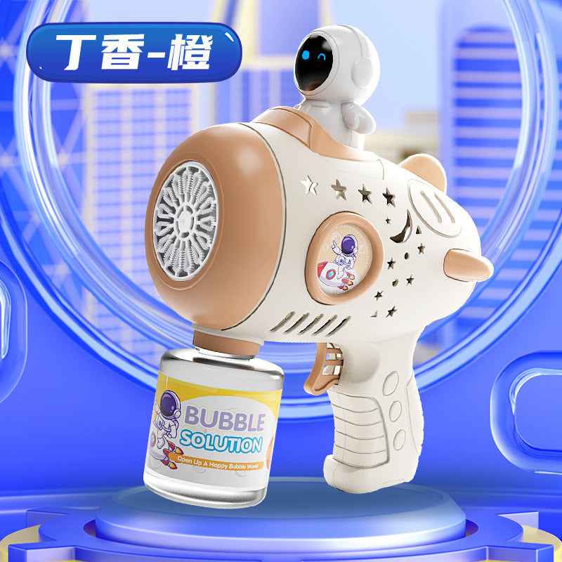 tiktok kids' handheld gatling bubble machine - fully automatic bubble blower - 2026 new model - wholesale toys for boys and girls