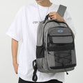 Customized backpack for female college students, large capacity double shoulder bag for men, japanese style workwear travel laptop backpack - factory direct
