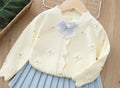 Girls' cardigan set - new autumn  collection: adorable girls' sweater and skirt set