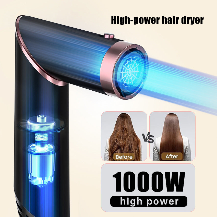 Cross-border six-in-one folding hot air comb, multi-functional hair dryer, automatic curling iron, wet and dry curling straight dual-purpose hair dryer comb