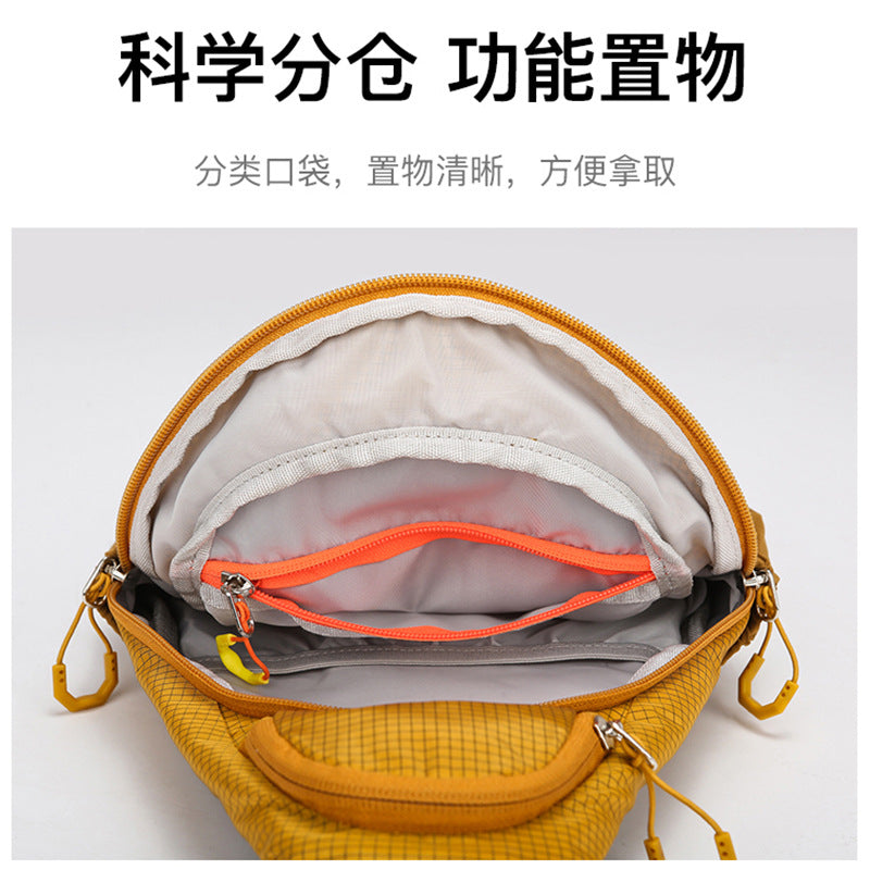 New fashion sports leisure breast bag women's business trip messenger bag large capacity waterproof sports hiking bag