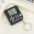 Pocket tetris game console - creative mini electronic game console keychain - nostalgic stress relief toy