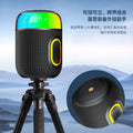 Outdoor portable bluetooth wireless speaker mini colorful light atmosphere lamp subwoofer