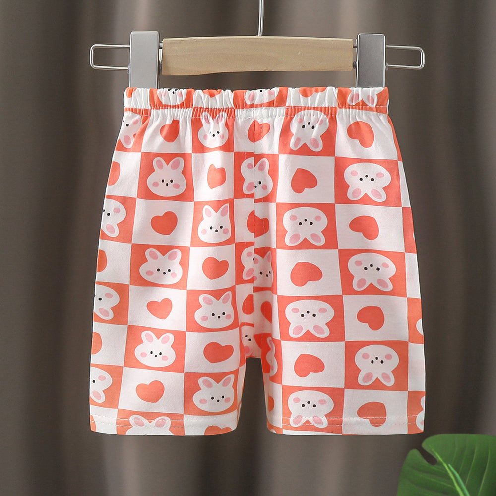 Summer kids' pure cotton shorts, baby pants, boys' and girls' all-cotton casual pants, toddler and child's undershirts - dropshipping available