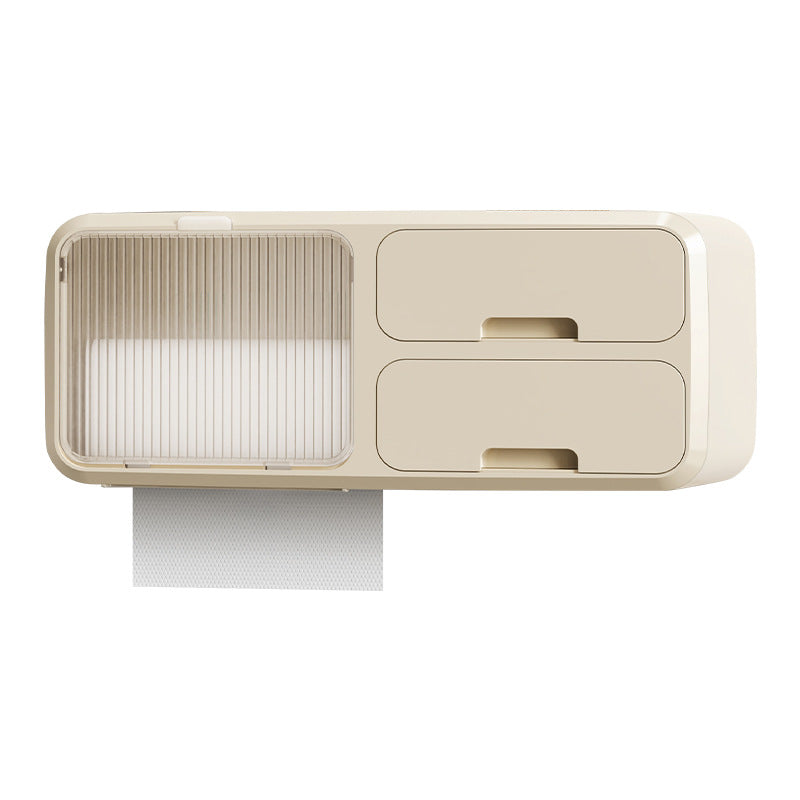 Original design, face towel storage box, wall-mounted face towel, cotton pad, face towel, paper box, bathroom rack.