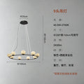 All-copper natural marble living room chandelier - minimalist bedroom, dining room, showroom designer light - light luxury - eu ce certified