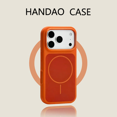 Two-color large-hole liquid magnetic suction suitable for iphone17promax mobile phone case apple 16 seconds to turn into 17 anti-fall case 13
