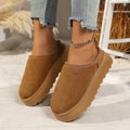 Exportplus size half slippers women's winter cotton shoes winternew arrivaloutwearheattech one-leg thick sole snow boots