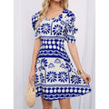 listing: new  women's fashionable and elegant printed dress