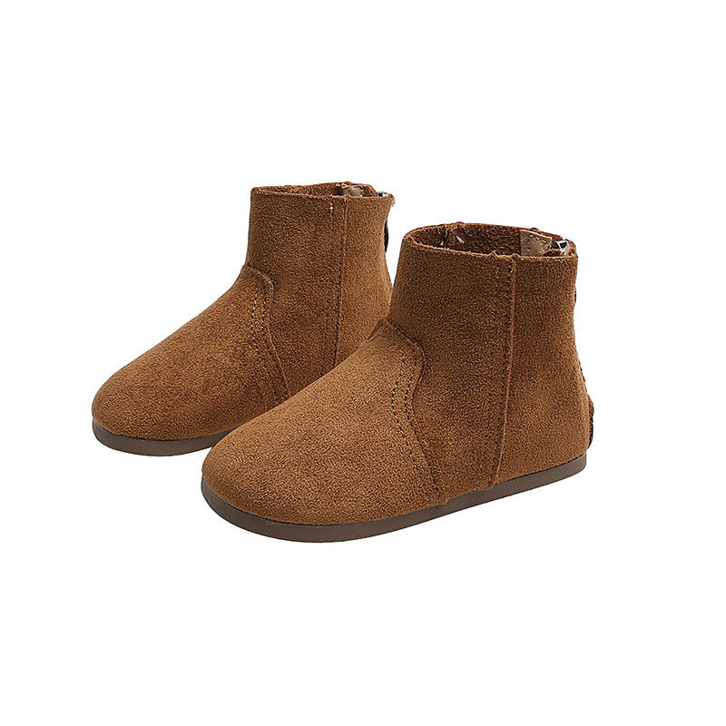 Kids' boots: new autumn/winter collection - stylish fleece-lined ankle boots for girls, british-inspired fashion, korean style