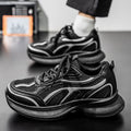 Men's shoes: 2026 spring new arrivals - fashionable, trendy, versatile chunky sole casual sneakers for teens, breathable mesh dad shoes