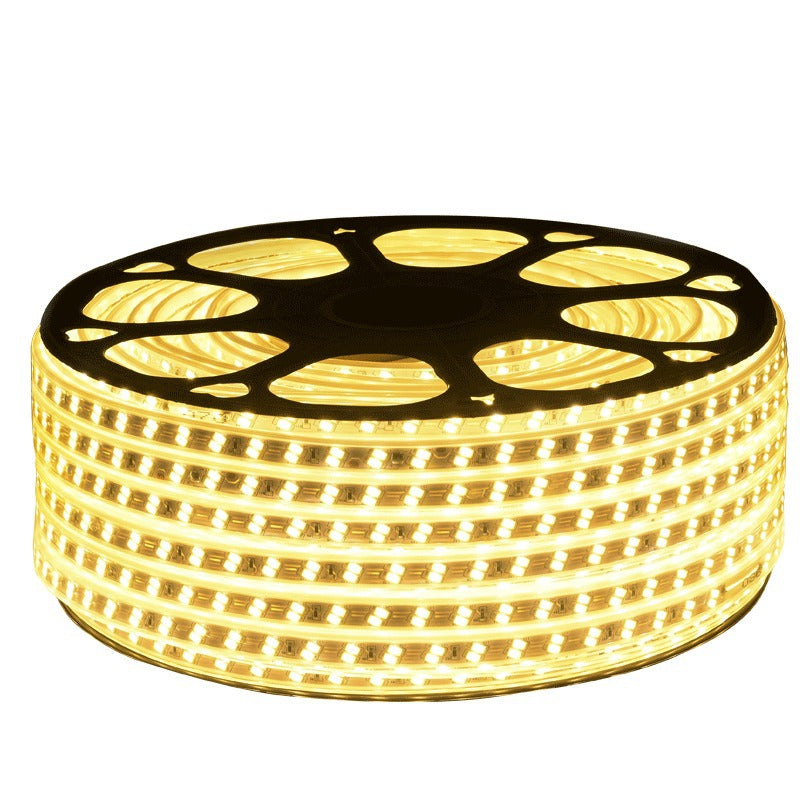 Light strip outdoor waterproof led220V project super bright soft light strip living room ceiling outdoor lighting decorative linear light