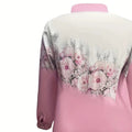 wholesale women's long-sleeved shirts, trendy all-season shirts with popular cross-border print designs, dropshipping available