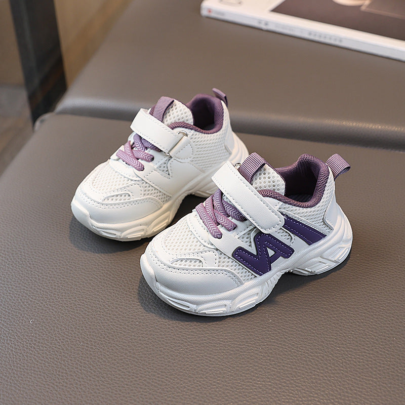 spring new arrivals: kids' athletic shoes - mesh running shoes for boys (ages 1-6), soft-soled chunky sneakers for girls
