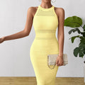 new european and american style hollow-out summer sexy tank top women's dress