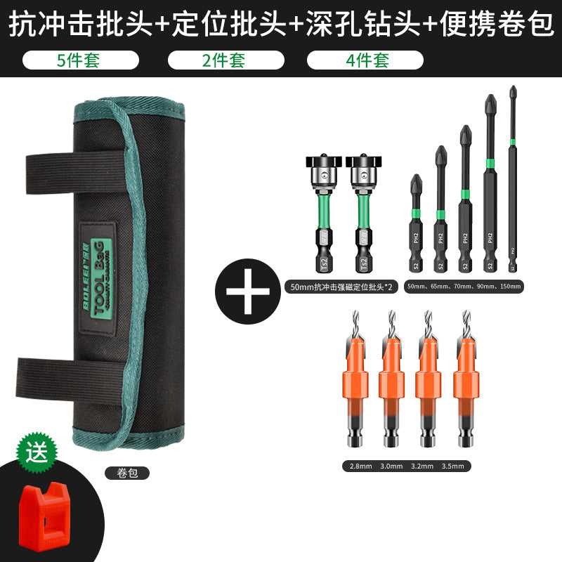 Roller Tool Bag Batch Electrician Small Portable Wear-resistant Fanny Pack Wear-resistant Storage Bag Multifunctional Portable Roll Bag