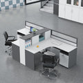 Shengli office desk and chair combination screen workstation partition card slot computer desk financial staff desk