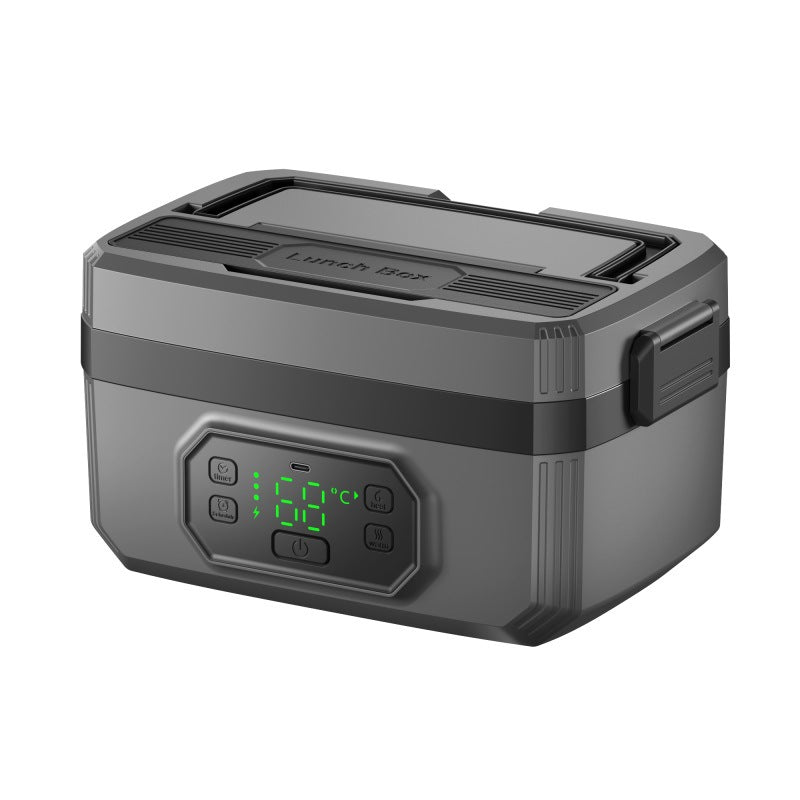 Rechargeable lunch box, wireless heating, water-free bento box, student office workers bring rice, large-capacity portable electric heating lunch box