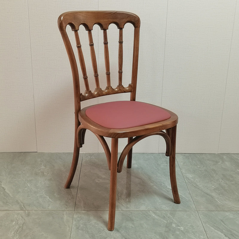 American retro solid wood square table and chair set - ideal for cafes, bubble tea shops, dessert parlors, western restaurants, and cocktail bars - commercial grade table