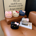 Cartoon kids' bag 2026 new family cute cat mini crossbody bag girls' coin purse compact lipstick bag
