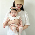 Newborn baby girl summer outfit - floral romper, lightweight princess bodysuit, cute and adorable summer clothes