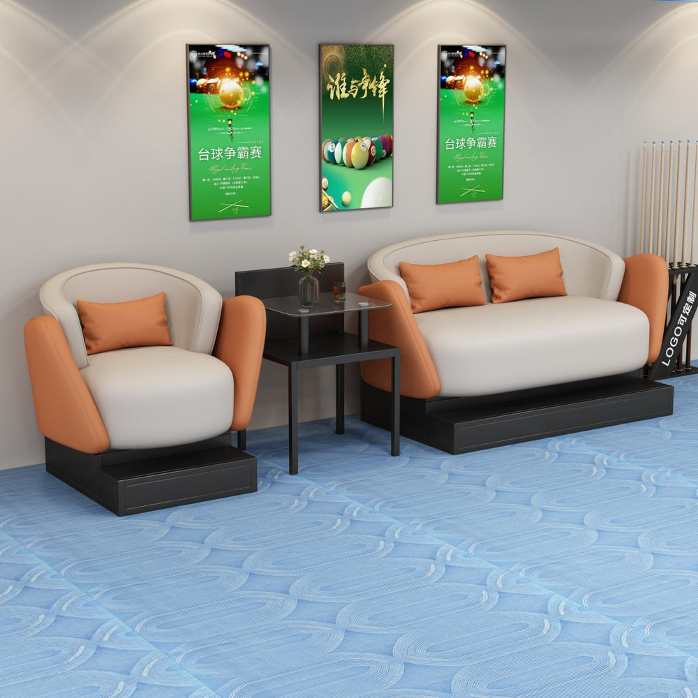 Gaming chair billiard hall sofa rest area special sofa for watching the game sofa and coffee table combination for billiard room