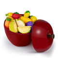 Kids' fruit cutting playset - peel, slice, and chew! early education toy for babies - realistic simulation to enhance cognitive skills