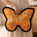 French-style thickened butterfly throw pillow - premium chair cushion, home sofa bed headrest, tatami floor mat