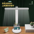 Led eye-care desk lamp - perfect for students, reading, dorm room bedside, rechargeable night light, and bedroom ambiance lighting