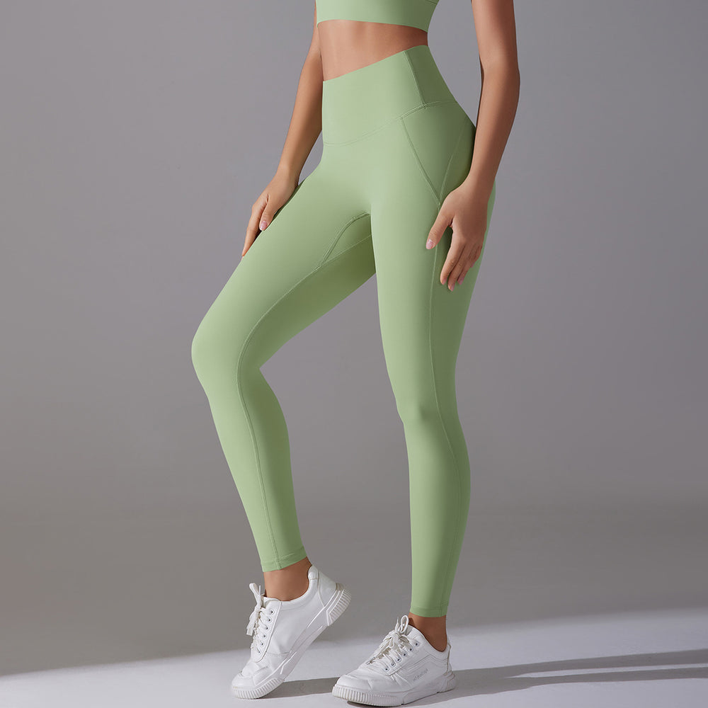 High-waisted, figure-hugging, butt-lifting yoga pants with a barely-there feel. antibacterial, no-ride-up, quick-drying leggings, perfect for running and fitness. custom manufacturing available