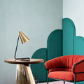 Postmodern designer study, showroom, living room, office creative nordic minimalist decorative iron art table lamp