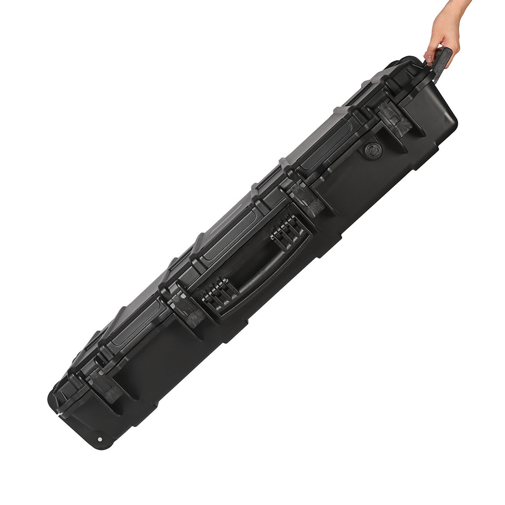 Off-road roof protective box Long plastic portable tool box Fishing rod storage box Large equipment Instrument box can be determined