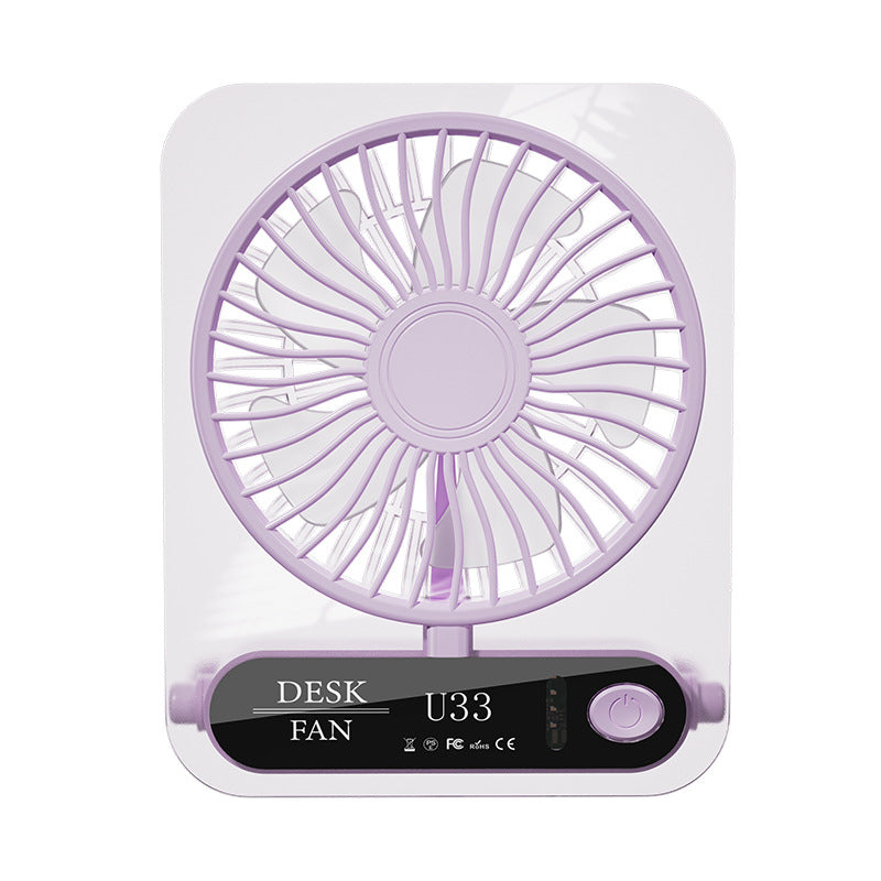 new arrival: ultra-thin desktop transparent fan - silent mini portable fan for home, office, and outdoor use - wholesale available
