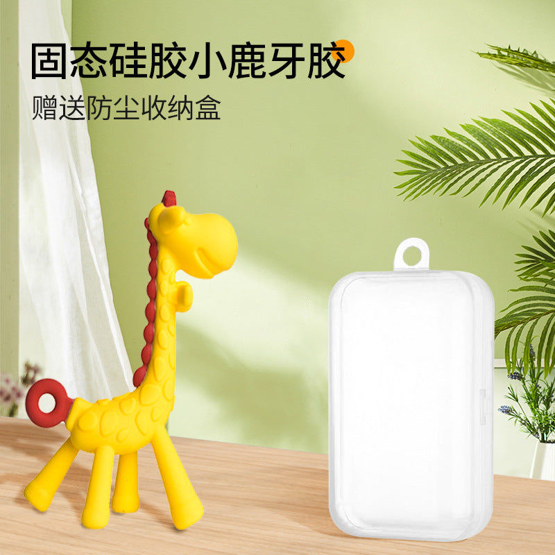 All England Baby Children's Toothpaste Fruit Toothpaste Teeth Grinding Stick Bites Le Deer Anti-Eating Hand Mushroom Head Manhattan Ball