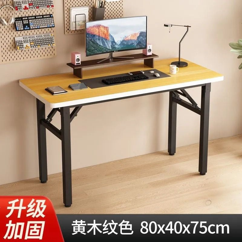 Folding table residential table furniture installation home accessories desk study table foldable rental house training