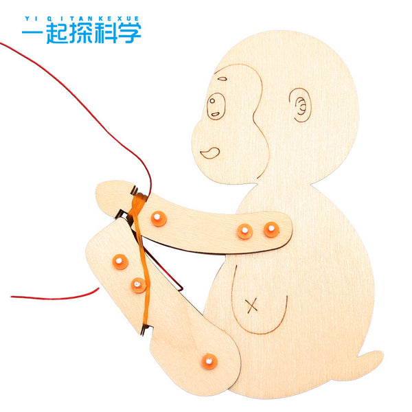 DIY Children's Science Experiment Climbing Monkey Technology Small Production Primary School Toys Manual Production Materials Gifts