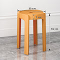 Thickened plastic stoolfor home stackable dining table bench long sitting comfortable chair windmill stool plastic round stool