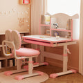 2025 new children's study desk - elementary school home writing desk - kids' specialized table - height adjustable desk and chair set