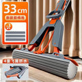 new sponge absorbent mop head - efficient one-wipe, two-clean, hands-free cleaning tool - sponge mop for home use