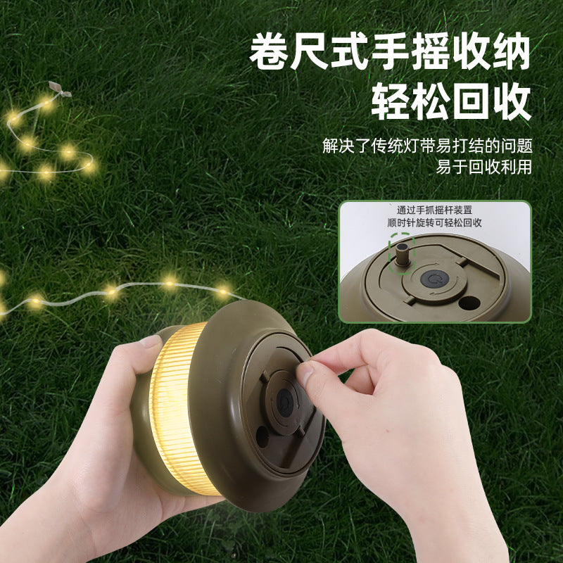 Outdoor Galaxy Camping Tape Light Camping Ambient Light Waterproof Portable Storage String Light Camp Lighting Tent Light