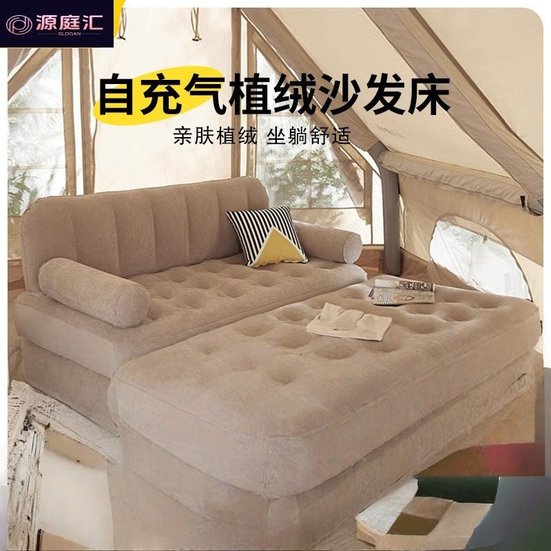 Compression sofa inflatable sofa outdoor storage music festival camping double automatic tent air bed