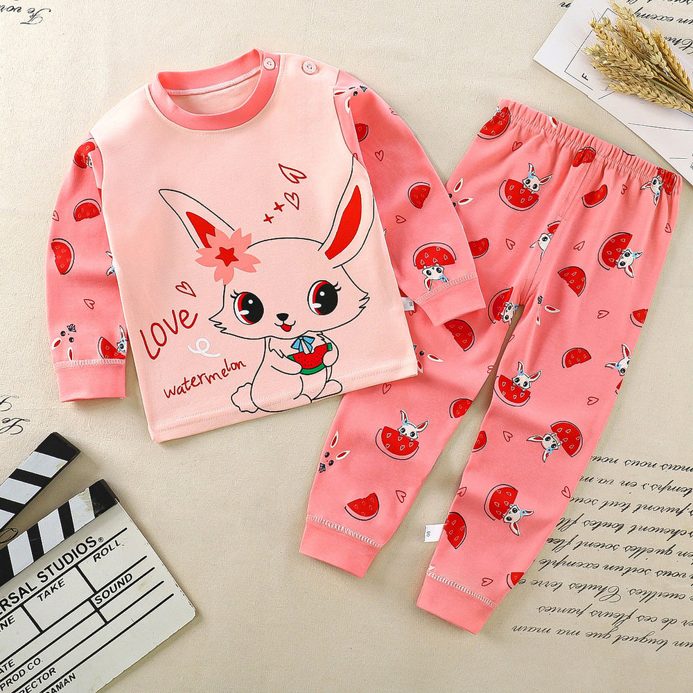 Kids' underwear set -  autumn/winter new collection - 100% cotton - boys' and girls' thermal underwear - baby and toddler loungewear - dropshipping available