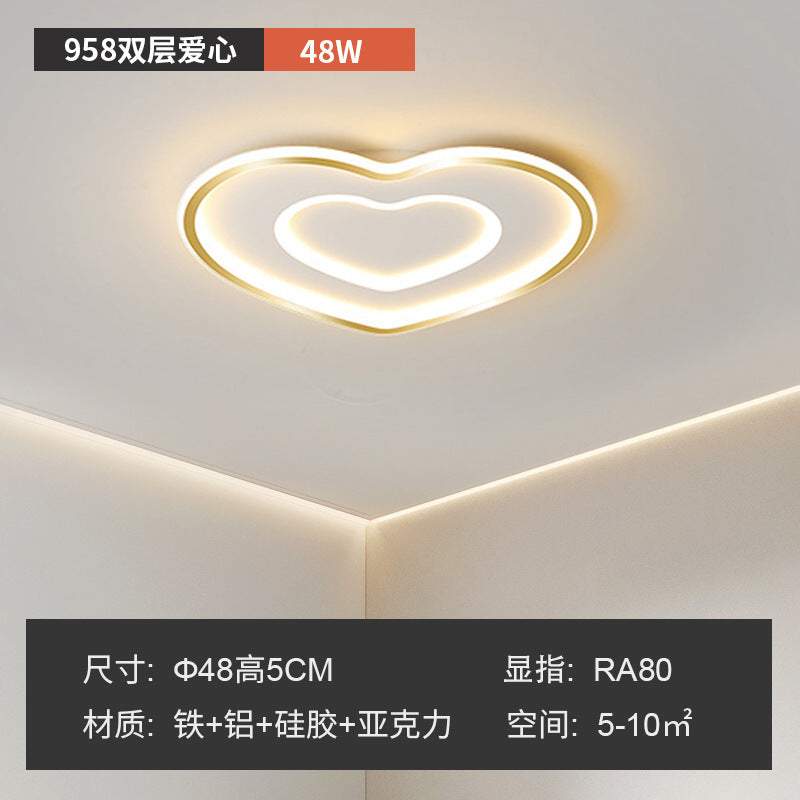 Eye protection ceiling light led living room main light bedroom modern simple atmospheric lighting rectangular whole house Zhongshan lamps