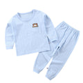 Wholesale new autumn children's home wear: kids' cotton underwear sets, baby thermal underwear, and infant pajamas