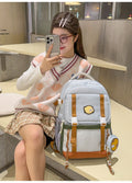 New fruit party large capacity backpack for girls, junior high school students, cute and unique design, laptop backpack