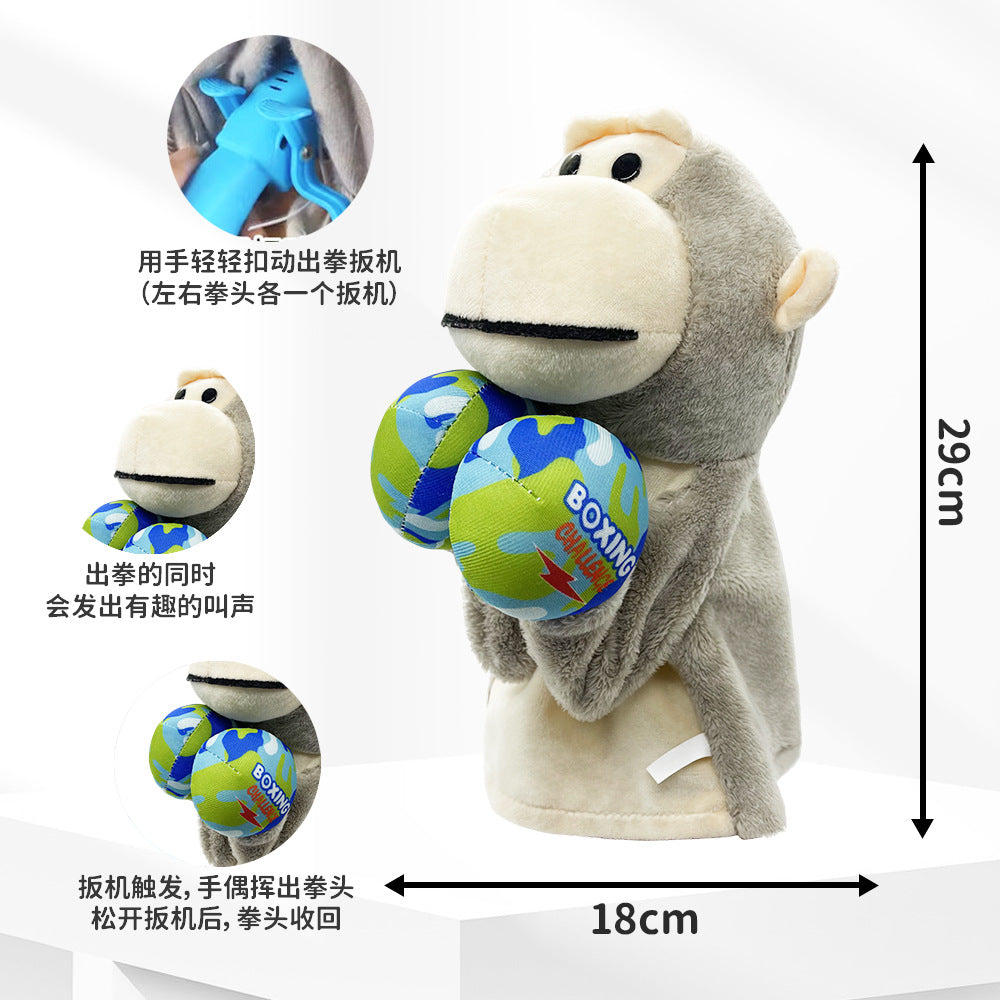 Toy doll gloves boxer series dolls plush dolls rag dolls kids parent-child interactive dolls wholesale