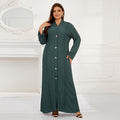 supply long sleeves looseplaid turkish cardigan robe elegant skirt on sale