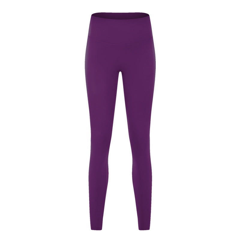 New high-waisted, seamless yoga leggings - barely-there feel, lifts your butt, no camel toe - perfect for running, fitness, and yoga (style 19108)