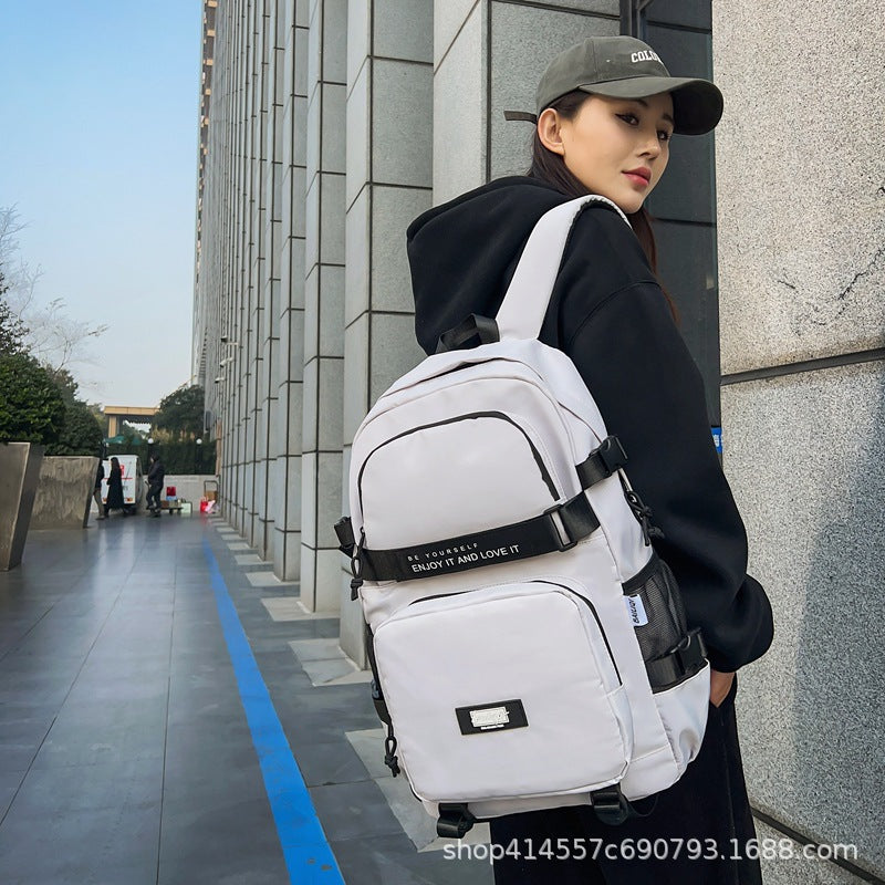 Backpack casual urban style classy school bag junior high school student school bag work clothingcasual travel couple college student school bag