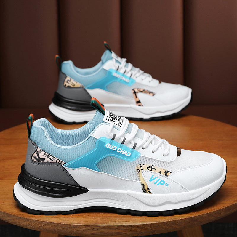 Summer men's shoes new breathable mesh shoes men's Korean version trendy versatile men's sports shoes casual dad shoes men's